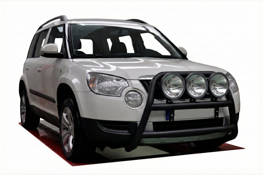 Skoda Yeti 2009–2017 Kenguru rám WT018 Black (nerez) Image