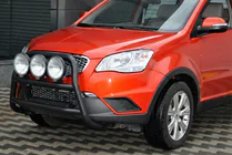 SsangYong Korando 2010–2019 Kenguru rám WT018 Black (nerez) fotografia 2