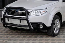 Subaru Forester 2008–2013 Kenguru rám WT018 Black (nerez) fotografia 2