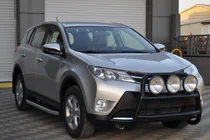 Toyota Rav 4 2013–2018 Predný ochranný rám WT018 Black (nehrdzavejúca oceľ) fotografia 2