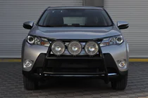 Toyota Rav 4 2013–2018 Predný ochranný rám WT018 Black (nehrdzavejúca oceľ) fotografia 4