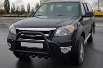 Ford Ranger 2007–2011 Kengurí rám QT008 Black (nerez) fotografia 1