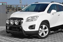 Chevrolet Trax 2012–2023 Predný ochranný rám WT018 Black (nerez) fotografia 3