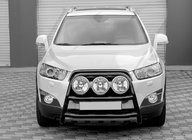 Chevrolet Trax 2012–2023 Predný ochranný rám WT018 Black (nerez) fotografia 1