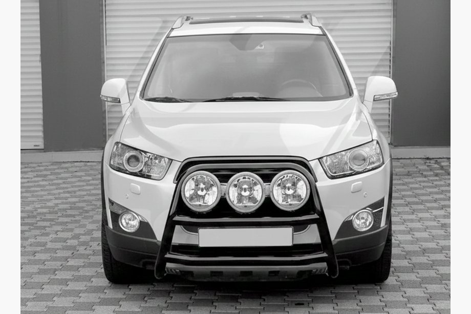 Chevrolet Trax 2012–2023 Predný ochranný rám WT018 Black (nerez) Image