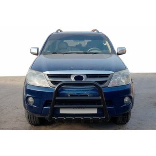Predný ochranný rám F12-11 Black (nerez) Toyota Fortuner 2006–2015 fotografia 3