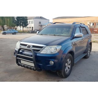 Predný ochranný rám F12-11 Black (nerez) Toyota Fortuner 2006–2015 fotografia 1