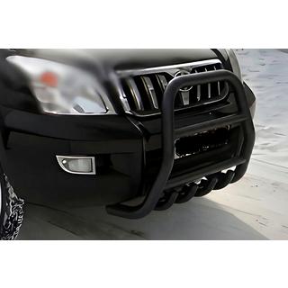 Vysoký predný ochranný rám Black (nerez) Toyota Land Cruiser Prado 120 2002–2009