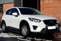Mazda CX-5 2012–2017 Predný ochranný rám WT021 Black (nerez) fotografia 1
