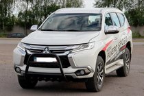 Mitsubishi Pajero Sport 2015– Kengurí rám WT008 Black (nerez) fotografia 2