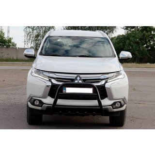 Kengurí rám WT008 Black (nerez) Mitsubishi Pajero Sport 2015– fotografia 1
