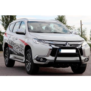 Kengurí rám WT008 Black (nerez) Mitsubishi Pajero Sport 2015– fotografia 3