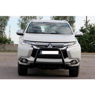 Kengurí rám WT008 Black (nerez) Mitsubishi Pajero Sport 2015– fotografia 4