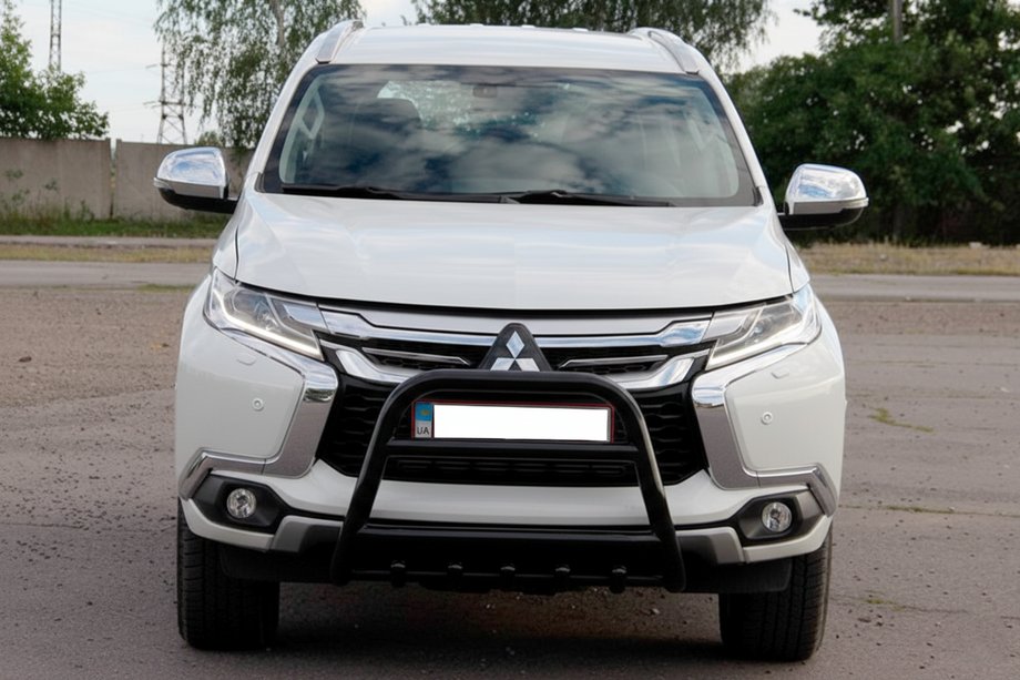 Mitsubishi Pajero Sport 2015– Kengurí rám WT008 Black (nerez) Image
