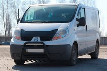 Renault Trafic 2001–2015 Kengurín QT-Spec Black (nerezová oceľ) fotografia 3