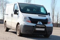 Renault Trafic 2001–2015 Kengurín QT-Spec Black (nerezová oceľ) fotografia 2
