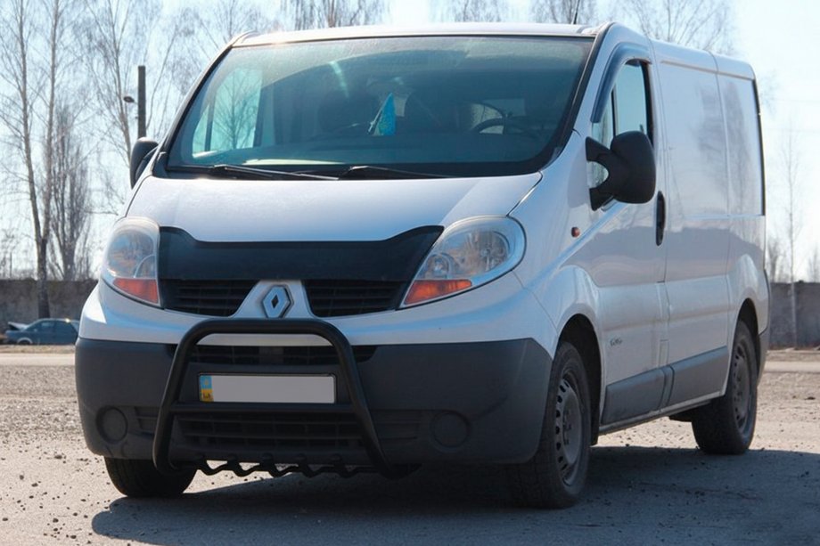 Renault Trafic 2001–2015 Kengurín QT-Spec Black (nerezová oceľ) Fotografia 3