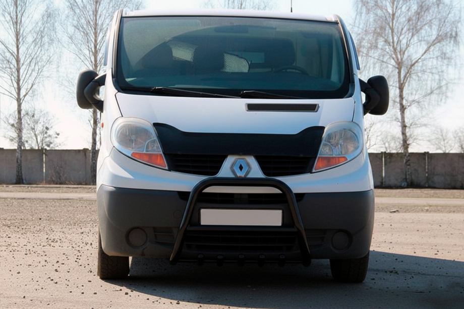 Renault Trafic 2001–2015 Kengurín QT-Spec Black (nerezová oceľ) Image
