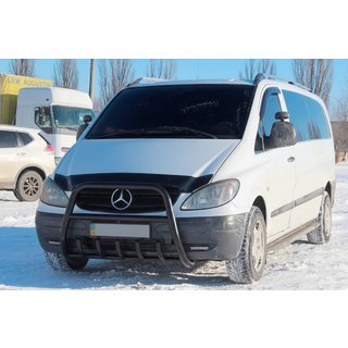 Kengurú rám XL-WT025 Black (nerez) Mercedes Vito W639 2004–2014 fotografia 3