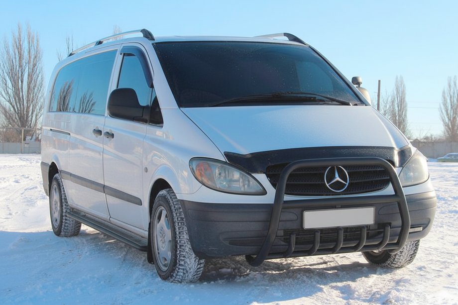 Mercedes Vito W639 2004–2014 Kengurú rám XL-WT025 Black (nerez) Image