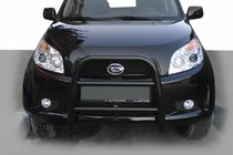 Daihatsu Terios 2006–2017 QT005 Black predný ochranný rám (nerez) fotografia 1