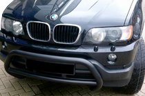 BMW X5 E53 1999–2006 Kengurin WT015 Black (nerez) fotografia 1