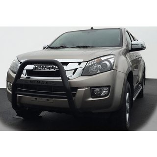 Predný ochranný rám QT008 Black (nerez) Isuzu D-Max 2011–2019