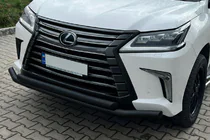 Lexus LX570/450d 2008–2022 Predný ochranný rám ST014 Black (2015+, nerez) fotografia 1