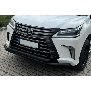 Predný ochranný rám ST014 Black (2015+, nerez) Lexus LX570/450d 2008–2022 fotografia 1