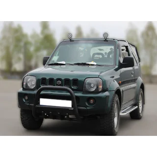 Kengurín F2-01 Black (nerezová oceľ) Suzuki Jimny 1998–2018 fotografia 3