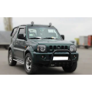 Kengurín F2-01 Black (nerezová oceľ) Suzuki Jimny 1998–2018 fotografia 2