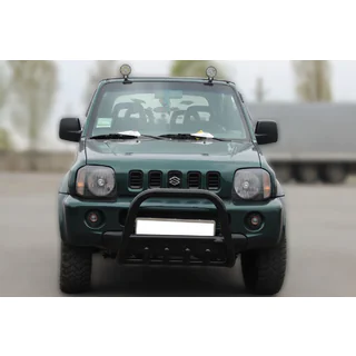 Kengurín F2-01 Black (nerezová oceľ) Suzuki Jimny 1998–2018 fotografia 1