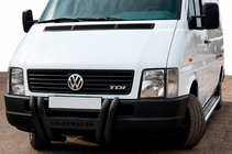 Volkswagen LT 1995–2006 Predný ochranný rám (bullbar) Kelebek WT011 Black (nerezová oceľ) fotografia 1