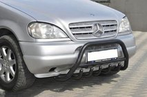 Mercedes ML W163 1997–2005 Kengurín Black (nerez) fotografia 5