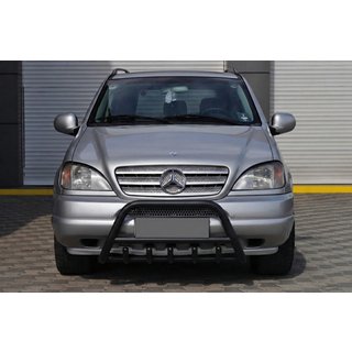 Kengurín Black (nerez) Mercedes ML W163 1997–2005 fotografia 4