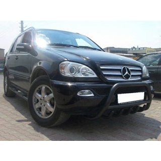 Kengurín Black (nerez) Mercedes ML W163 1997–2005 fotografia 1