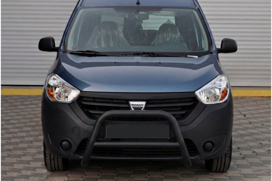 Renault Dokker 2013–2022 Predný ochranný rám WT006 Black (nerez) Image