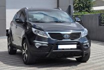 Kia Sportage 2010–2015 Predný ochranný rám WT006 Black (nerez) fotografia 1