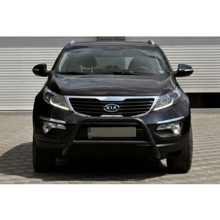 Predný ochranný rám WT006 Black (nerez) Kia Sportage 2010–2015 fotografia 2