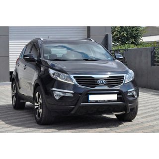Predný ochranný rám WT006 Black (nerez) Kia Sportage 2010–2015 fotografia 1