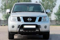 Nissan Pathfinder R51 2005–2014 Kengurí rám WT008 Black (nerez) fotografia 3