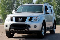 Nissan Pathfinder R51 2005–2014 Kengurí rám WT008 Black (nerez) fotografia 4