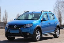Dacia Sandero 2013–2020 Predný ochranný rám WT006 Black (nerez) fotografia 6