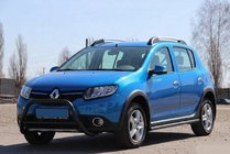 Dacia Sandero 2013–2020 Predný ochranný rám WT006 Black (nerez) fotografia 5