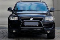 Volkswagen Touareg 2002–2010 Predný ochranný rám (bullbar) WT005 Colt Black (nehrdzavejúca oceľ) fotografia 4