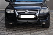 Volkswagen Touareg 2002–2010 Predný ochranný rám (bullbar) WT005 Colt Black (nehrdzavejúca oceľ) fotografia 5