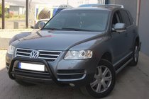 Volkswagen Touareg 2002–2010 Predný ochranný rám (bullbar) WT005 Colt Black (nehrdzavejúca oceľ) fotografia 6