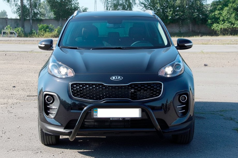 Kia Sportage 2015–2021 Bullbar WT006 Black (nerez) Image