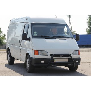 Bullbar WT006 Black (nerez) Ford Transit 1991–2000 fotografia 1