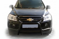 Chevrolet Captiva 2006–2019 Predný ochranný rám WT005 Black (nerez) fotografia 1